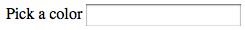 Bildschirmfoto des Farbeingabefelds in Firefox für Mac OSX